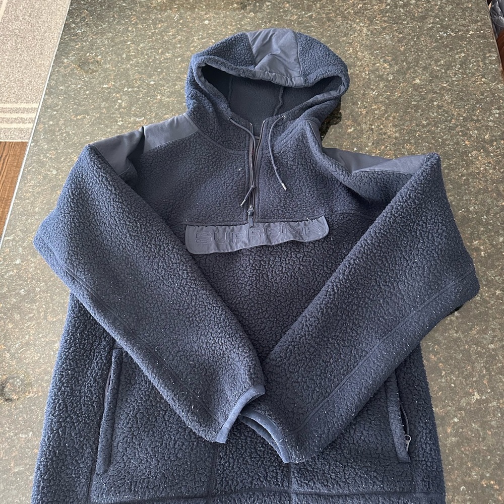 Supreme Polartec Hooded Half Zip Pullover
